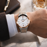 Sveston Legacy Two-Tone Analog Watch with Mother-of-Pearl Dial for Women MS Department Store Oman