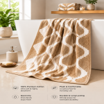 Hive Bath Sheet 81X163 Grey  MS Department Store Oman