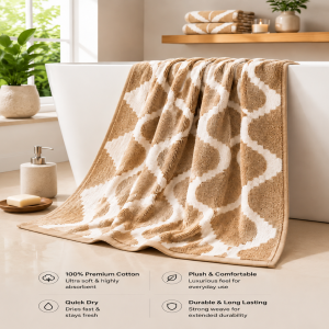 Hive Bath Sheet 81X163 Grey  MS Department Store Oman