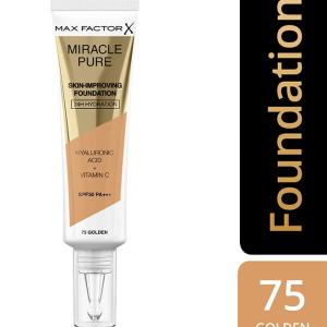 Maxfactor Miracle Pure Foundation 75 -(Golden) MS Department Store Oman