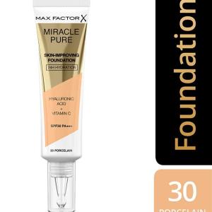 Maxfactor Miracle Pure Foundation 30 -(Porcelain) MS Department Store Oman
