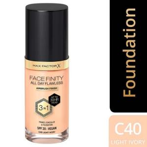 Maxfactor FF Ad Foundation Rg Facefinity C40 -(Light Ivory) MS Department Store Oman