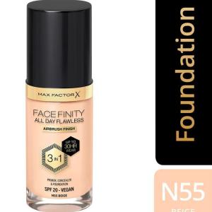 Maxfactor FF Ad Foundation Rg Facefinity N55 -(Beige) MS Department Store Oman