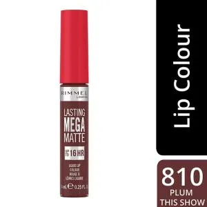 Rimmel Lasting Mega Matte Liquid Lipstick - 810 Plum This Show MS Department Store Oman