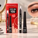 Rimmel London Exaggerate Liquid Eyeliner & ScandalEyes Waterproof Mascara Makeup Gift Set