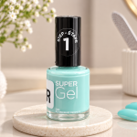 Rimmel Super Gel Nail Polish Pepprmint Promise 083 IV-12 ml