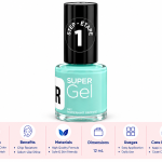 Rimmel Super Gel Nail Polish Pepprmint Promise 083 IV-12 ml