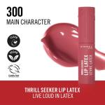 Rimmel Thrillseeker Lip Lacquer 300 -(Blushing) MS Department Store Oman