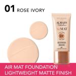 Bourjois Air Mat Foundation - 01 (Rose Ivory) MS Department Store Oman