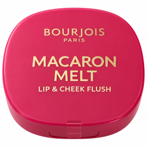 Bourjois Paris Macaron Melt Lips & Cheeks Flush Pink Guava
