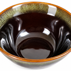 Rustic Reactive Glaze Ceramic Serving Bowl MS Department Store Oman