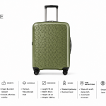 Verage Diamond Pp Trolley   19" Green MS Department Store Oman