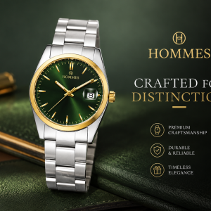 Homies Gold And Green Date Watch MS Department Store Oman