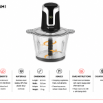 Mebashi Chopper Digital (3L;3Speed;Blk) MS Department Store Oman