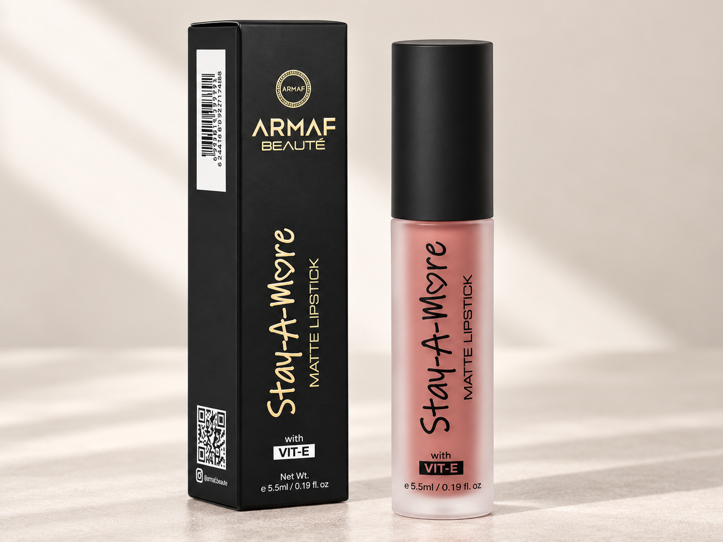 Armaf Beaute Stay A More Lipstick - Almond 09 MS Department Store Oman