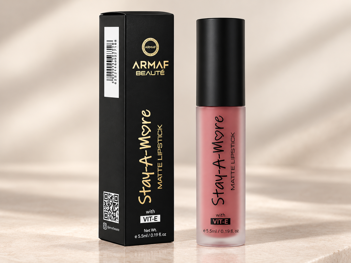 Armaf Beaute Stay A More Lipstick - Merlot 10 MS Department Store Oman