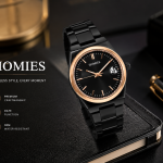 Homies Black And Rose Gold Date Watch MS Department Store Oman