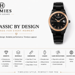 Homies Black And Rose Gold Date Watch MS Department Store Oman