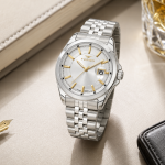 Ferro Women's Classic Analog Stainless Steel Watch with Silver Dial & Date Display MS Department Store Oman