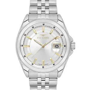 Ferro Women's Classic Analog Stainless Steel Watch with Silver Dial & Date Display MS Department Store Oman