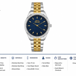 Slazenger Blue Heritage Two-Tone Watch MS Department Store Oman