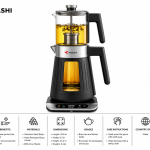 Tea Maker -Touch Panel (1.7L;0.8L;Blk-SS)  MS Department Store Oman
