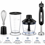 Arshia 3In1 Hand Blender (Black) MS Department Store Oman