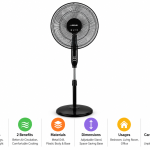 Arshia Stand Fan With Remote