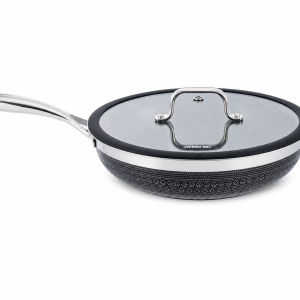 Arshia Wok Pan Double Handle With Silicone Glass Lid-30 cm (SS622)