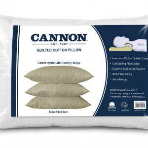 Cannon Quilted Pillow  50X75 MS Department Store Oman