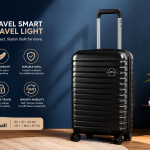 Enes-Vanille Luggage Black Small MS Department Store Oman