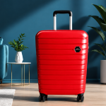 Enes-Vanille Luggage Red Large MS Department Store Oman
