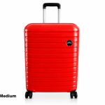 Enes-Vanille Luggage Red Medium MS Department Store Oman