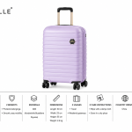 Enes-Vanille Luggage Lilac Small MS Department Store Oman