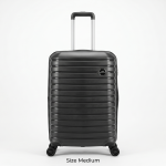 Enes-Vanille Luggagedark Grey Medium MS Department Store Oman