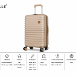 Enes-Vanille Luggage Cream Color Medium MS Department Store Oman
