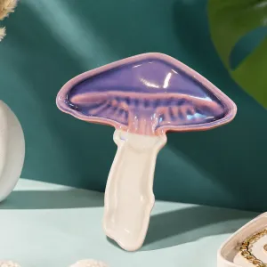 Whimsical Mushroom-Shaped Ceramic Decorative Tray MS Department Store Oman