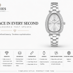 Homies Silver Teardrop Watch MS Department Store Oman