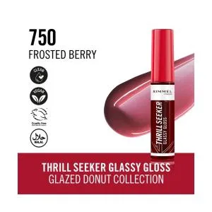Rimmel Thrill Seeker Glassy Gloss Donut Glaze Extension  750 -(Frosted Berry) MS Department Store Oman