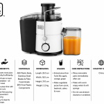 Black+Decker 600W Juice Extractor MS Department Store Oman