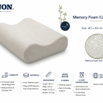 Cannon Memory Foam Contour Pillow  60X40+210 MS Department Store Oman