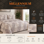 Millenium Comforter Double  4 Pc Set 220X240  MS Department Store Oman
