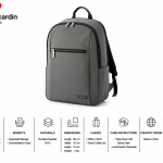 Pierre Cardin Oasis Backpack Grey MS Department Store Oman
