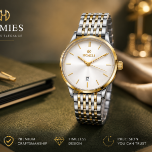 Homies Two-Tone Date Watch MS Department Store Oman
