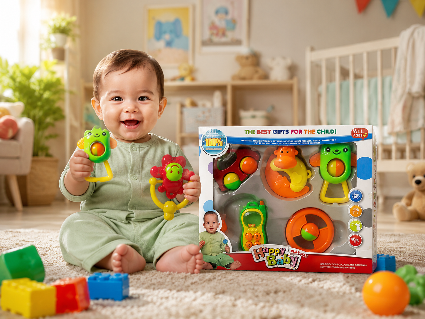 Enfant Happy Baby 6Pcs Set MS Department Store Oman