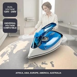 Black+Decker Dual Voltage Travel Iron -1085 Watts (Fold Type) MS Department Store Oman