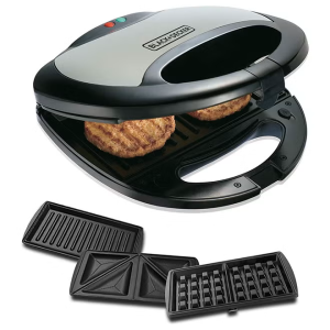 Black+Decker 2 Slice Sandwich Maker 3 In 1 MS Department Store Oman