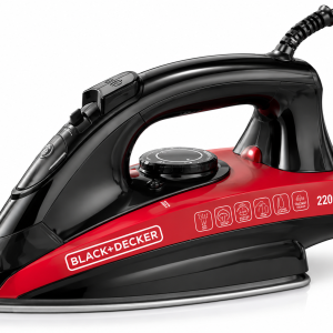 Black+Decker 2200W Steam Iron With Nonstick Soleplate MS Department Store Oman