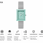 Lee Cooper Women'S Watch Analog Blue Dial With Silver Stainless Steel Band MS Department Store Oman