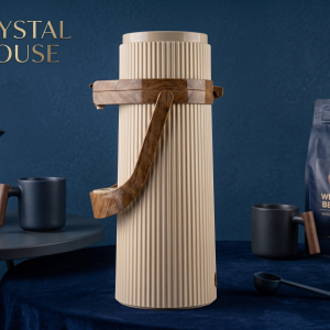 Crystal Teapot Airbag 1.9 L Beige W/Wd 1*6 MS Department Store Oman